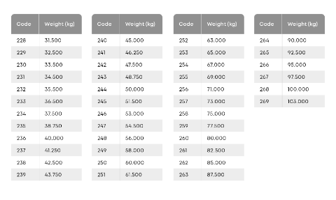 2503 LBB 446 Load Speed Index EN