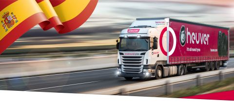 Heuver Tyres parantaa toimitusehtojaan Espanjaan.